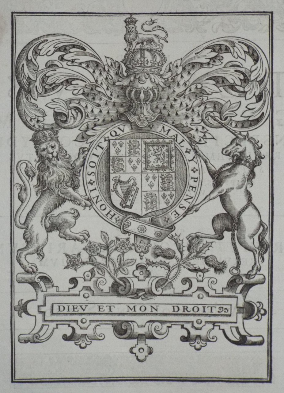 Print - (Arms of King James I)